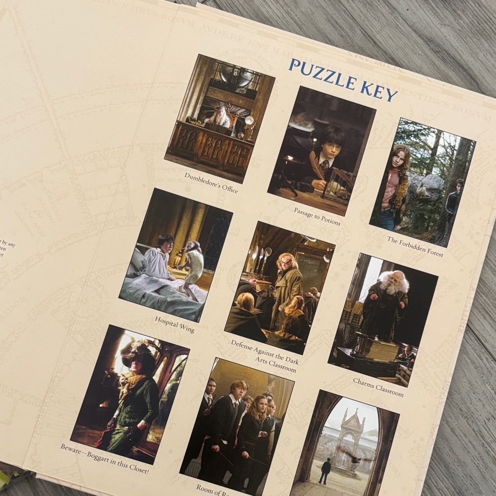 Harry Potter Jigsaw Puzzle Book with Bonus Map - Picture 5 of 5